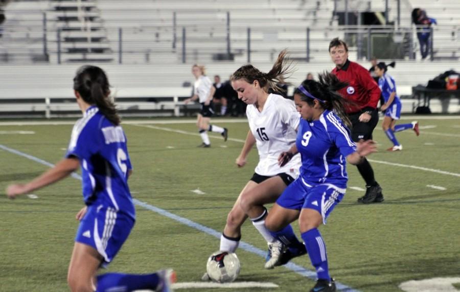 Varsity girls soccer vs. Timberview