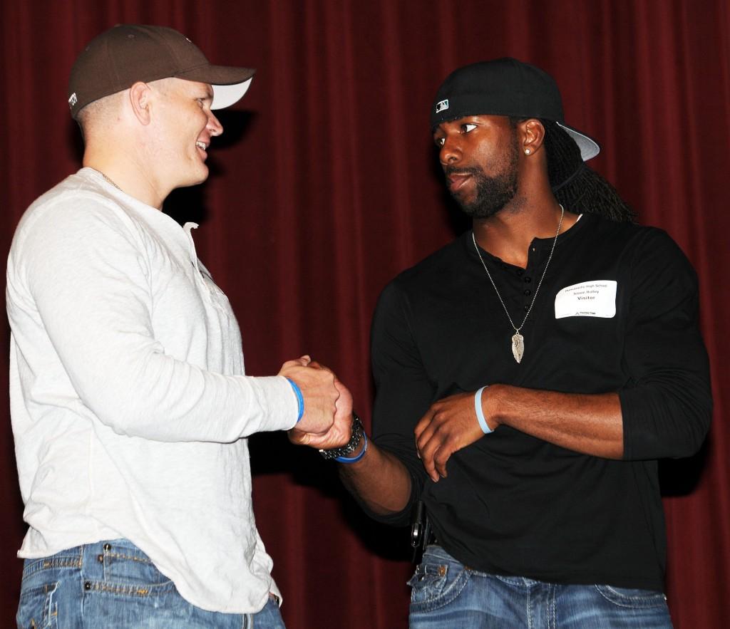 Video:Cowboys visit Duncanville Hig School