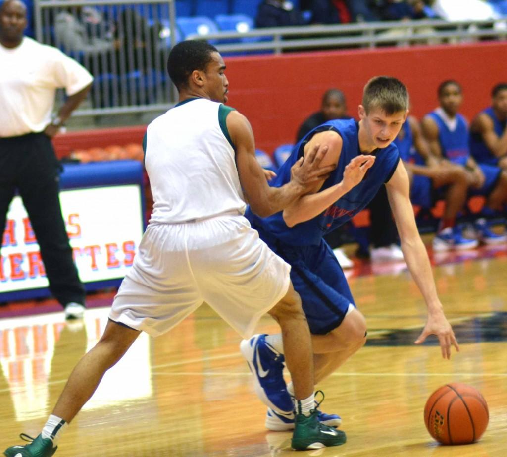 Photos: Varsity boys basketball vs. DeSoto (Scrimage)