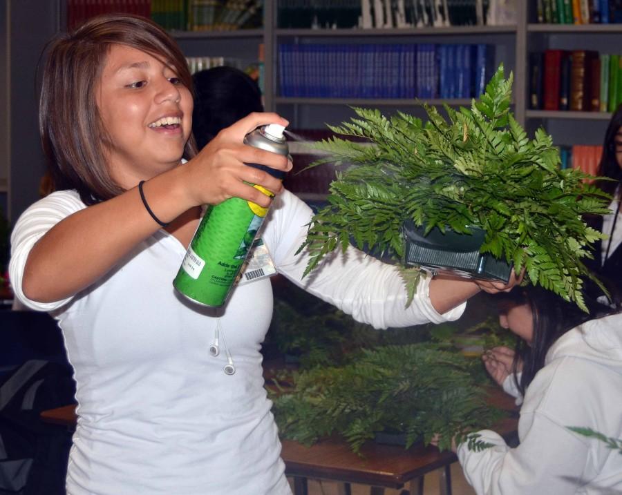 Photos:  Floral Design Classes create sprays