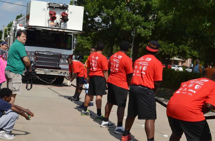 Football Firetruck Pull