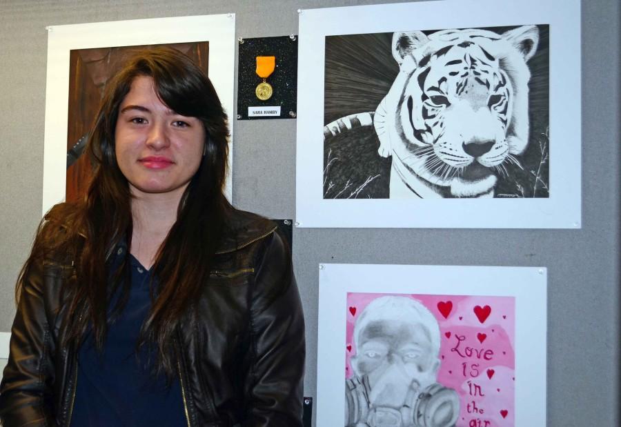 Several students won art awards at the recent Visual Arts contest. (Morgan Montgomery photo)