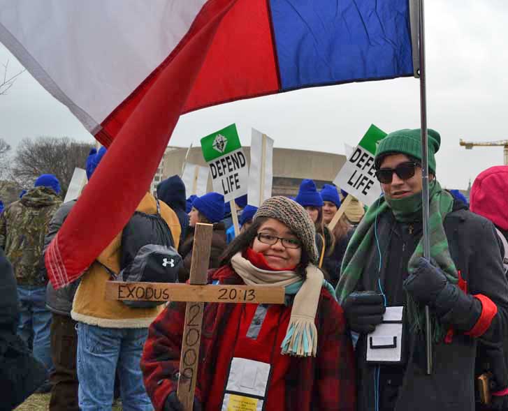 Panther Prints managing editor participates in walk for life with her church. (submitted photo)