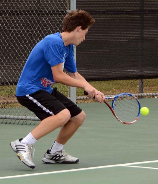 Photos: District Varsity Tennis Day 1