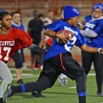 Last year's  Powderpuff game was very close all the way to the very end. (Chrystal Rhone photo)