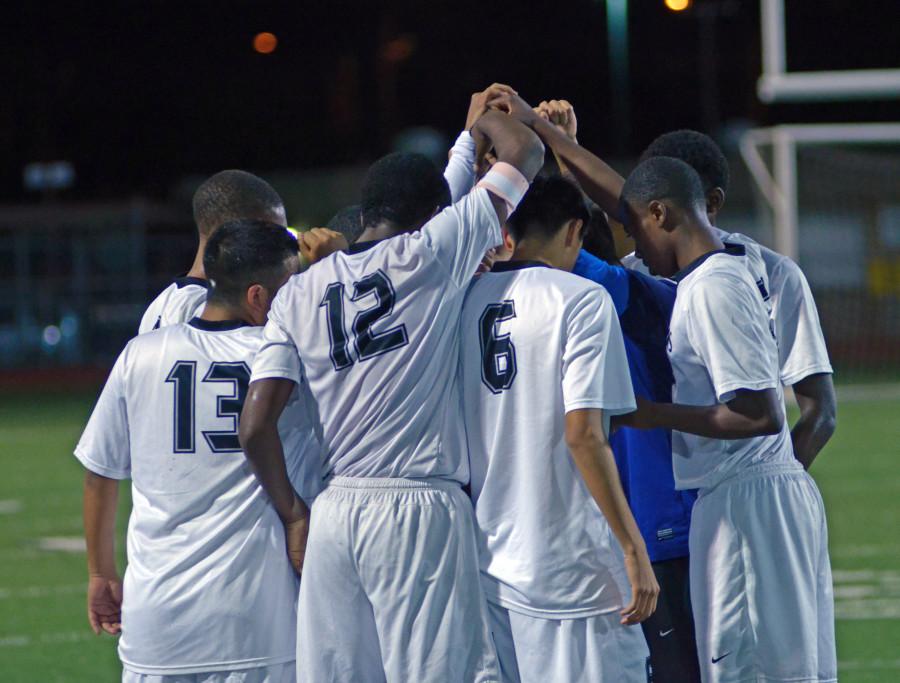 Varsity soccer boys season ends against the State Champions
