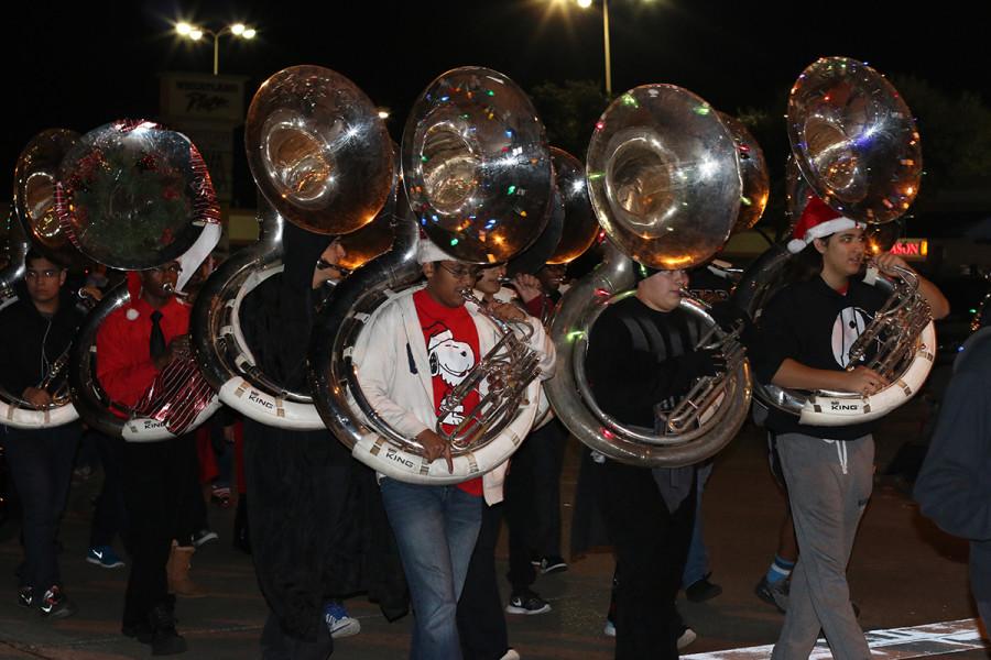 The community gathers for Star Wars parade