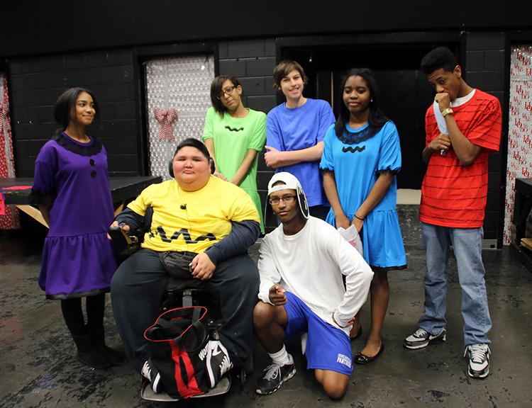 The cast will perform Charlie Brown Christmas as one feature in their Christmas production. (Photo by: Celestin Garcia)