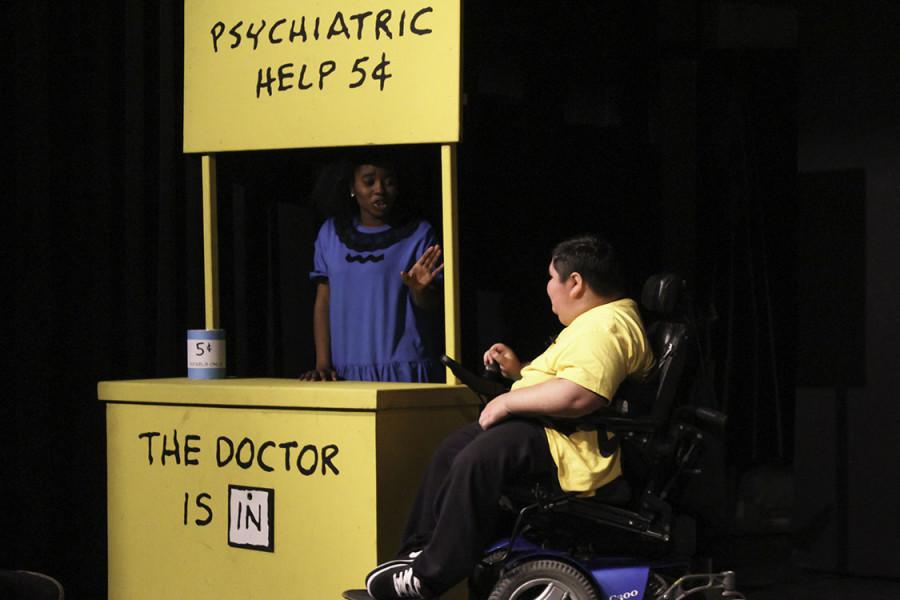 Theatre students perform Charlie Brown play