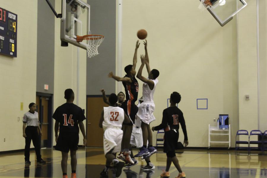 Freshman boys basketball play against Cedar Hill