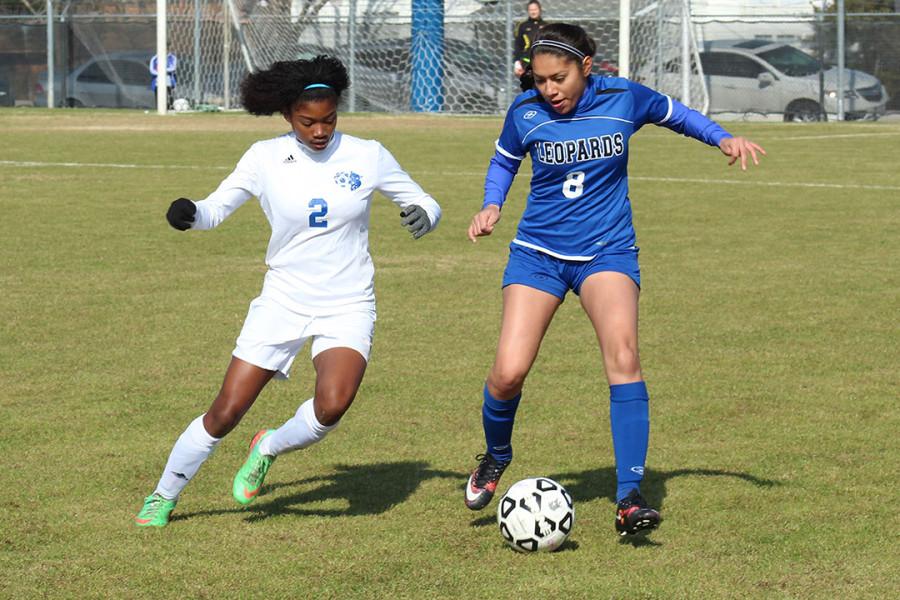 Varsity soccer girls takes on Sunset