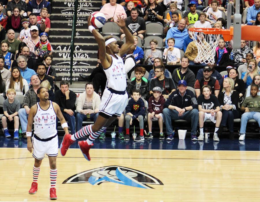 Devane Carter "Viper" is now known for his high flying dunking abilities on the Harlem Globetrotters. After playing for the Panthers he went on to play for Tarleton State where the Globetrotters took notice of his talent. (Tomica Charles photo)