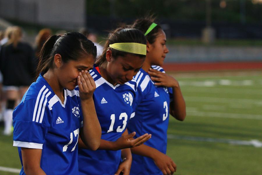 Varsity soccer girls lose against Coppell