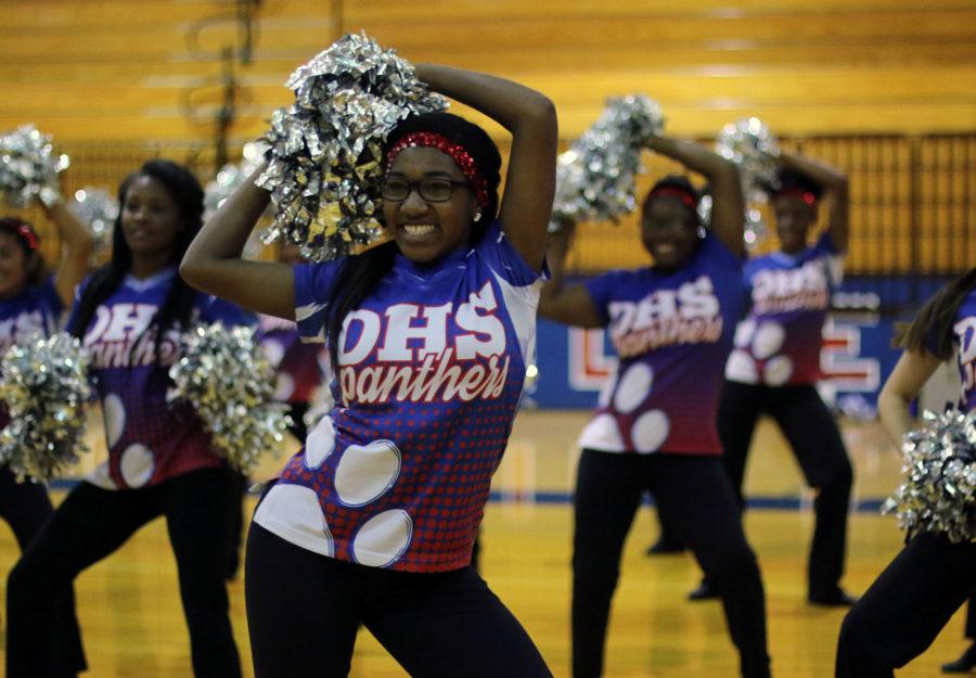 High hats work on their dance routine for their Show Off Nite. photo by alina ulloa