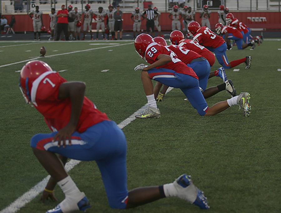 Jv Football goes against Cedar Hill