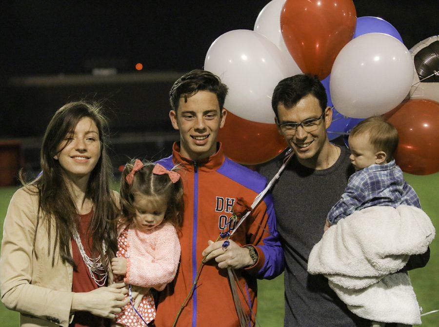 Varsity Boy's soccer host their annual senior night