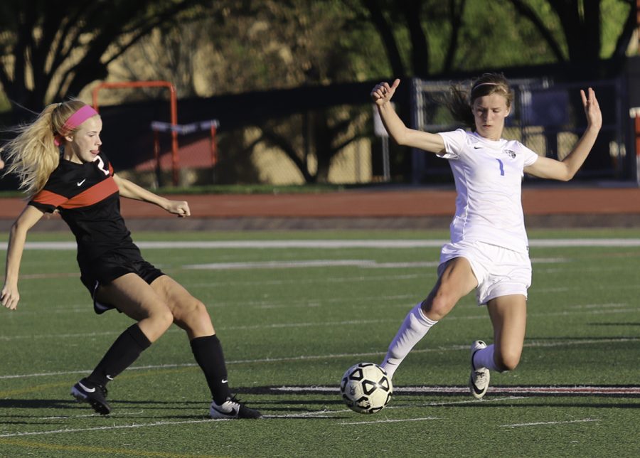 Varsity Girls soccer goes against Coppell