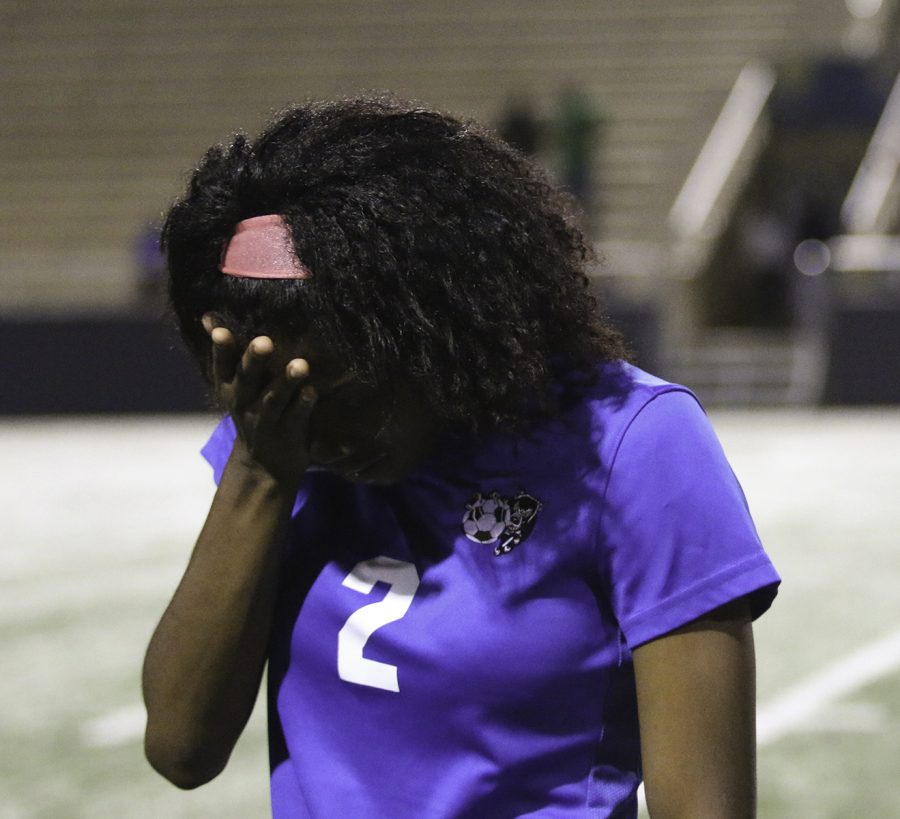 Varsity Girls Soccer play their hearts out against Allen