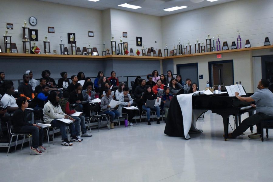 Choir Practices for Upcoming UIL Competition