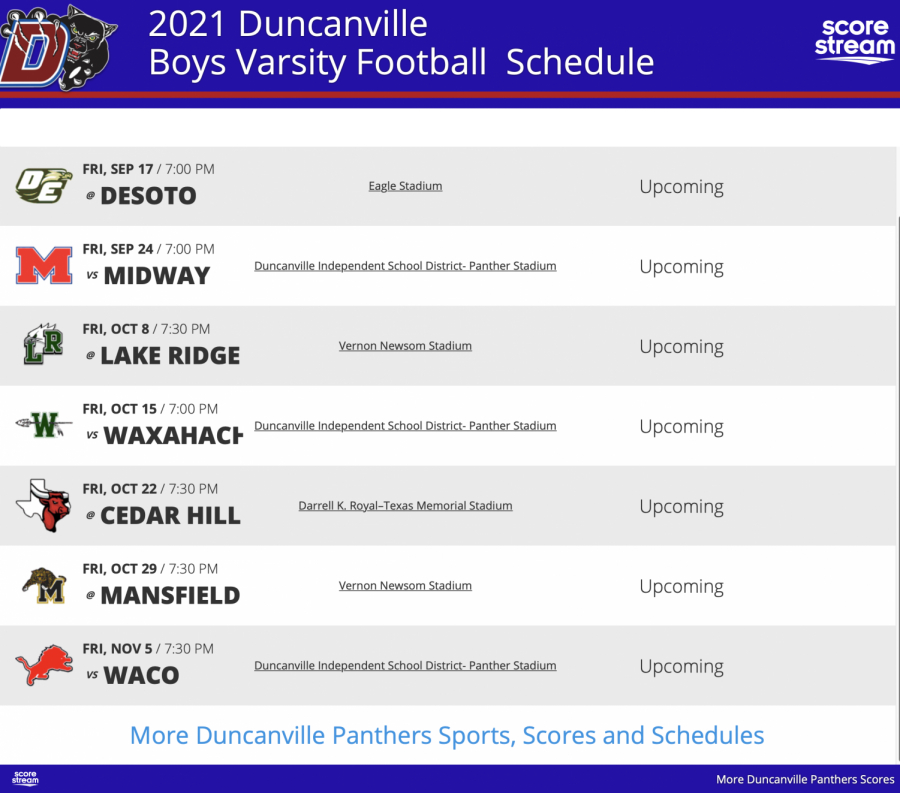 Football Schedule/Score