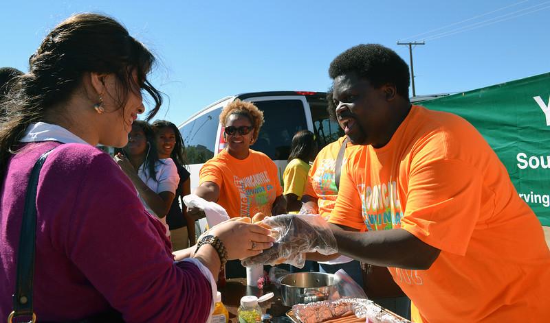 Last year over 200 students turned out for the Young Life hot dog social. (Cherokee Polk photo)