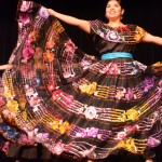 The dancers wore traditional costumes in their performance. (Photo by Olivia Coldhado)